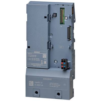 Composant industriel de Siemens, SIMATIC S7 ET 200SP HA, boîtier gris, connexions et étiquetages visibles, pour la technique d'automatisation.