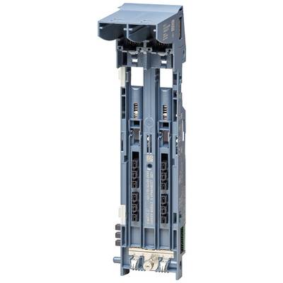 Adaptateur électronique gris avec plusieurs emplacements et connexions, utilisé dans les systèmes d'automatisation industrielle.