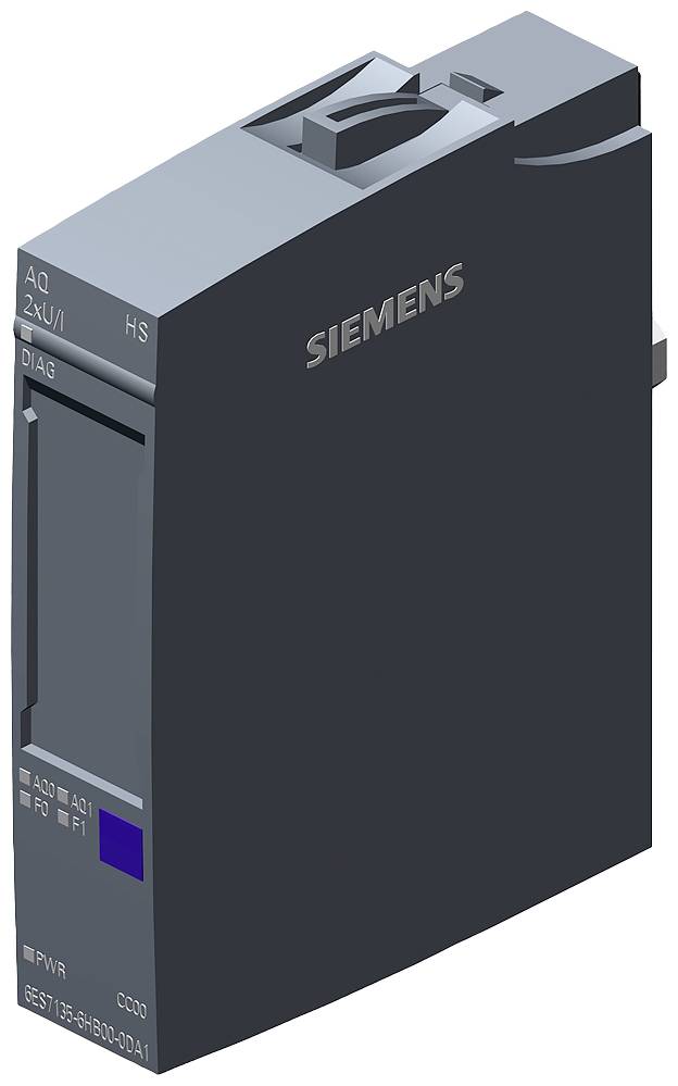 Un dispositif électronique de Siemens, probablement un composant industriel, reconnaissable à ses connexions et ses voyants lumineux.