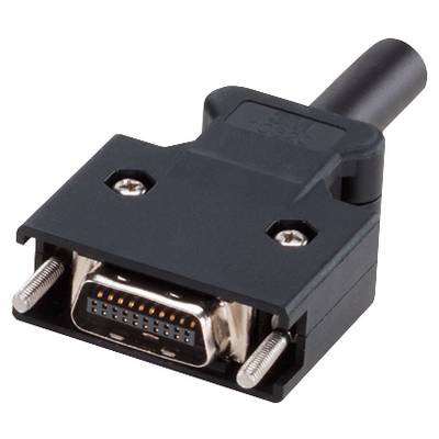 Connecteur DVI noir à broches multiples et vis, utilisé pour les transmissions vidéo numériques entre ordinateurs et moniteurs.