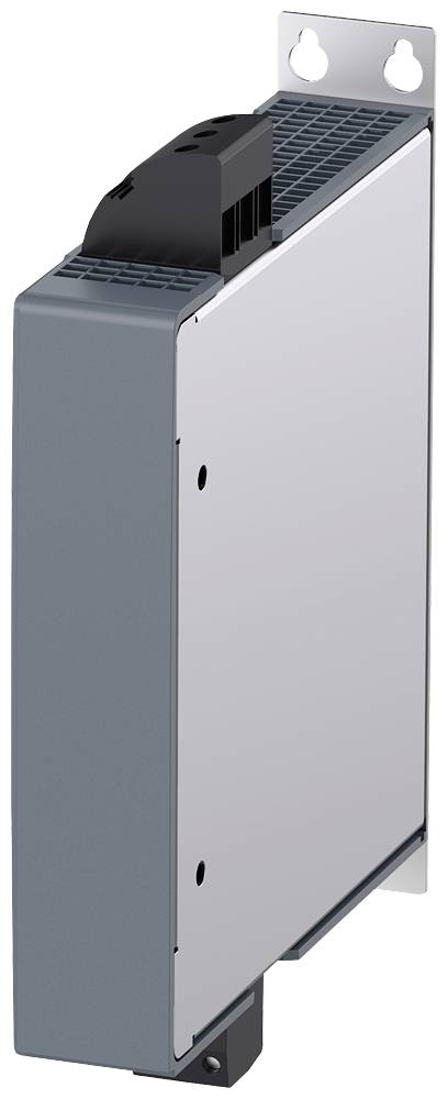 Un dispositif électronique rectangulaire gris fixé au mur, équipé d'un support métallique, destiné à des applications industrielles.
