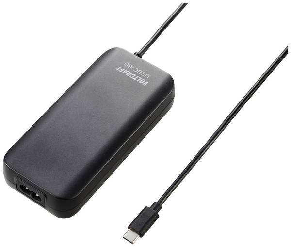 VOLTCRAFT USBC-60 Chargeur USB 60 W 5 V, 9 V, 12 V, 15 V, 20 V 3 A USB Power Delivery (USB-PD)