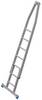 Krause 842374 aluminium Échelle escamotable à barreaux Hauteur de travail (max.): 3.60 m argent 8.6 kg