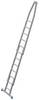 Krause 842381 aluminium Échelle escamotable à barreaux Hauteur de travail (max.): 4.90 m argent 13 kg