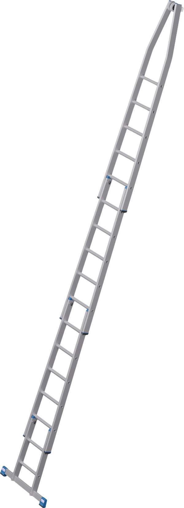 Krause    842398  aluminium  Échelle escamotable à barreaux    Hauteur de travail (max.): 6.20 m  argent    17.4 kg