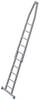 Krause 842343 aluminium Échelle escamotable à barreaux Hauteur de travail (max.): 4.35 m argent 10.4 kg