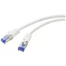 Renkforce RF-6830456 RJ45 Câble réseau, câble patch CAT 6a S/FTP 5.00 m blanc 1 pc(s)