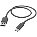 Hama Câble de charge USB USB 2.0 USB-A mâle, USB-C® mâle 1.00 m noir avec USB 00201594