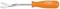 Un tournevis à fente orange avec un embout métallique et l'inscription 'Bahco' sur la poignée.