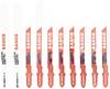 Bahco 91-METAL-10P Jeu de lames de scie sauteuse pour métal, 10 pcs 1 set