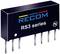 Puce électronique noire portant l'inscription 'RECOM RS3 series'. Six broches en bas.