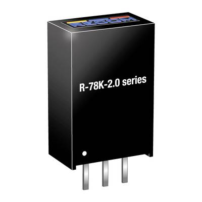   RECOM  R-78K1.2-2.0  Convertisseur CC/CC    1.2 V  2 A  2.4 W    Contenu 1 pc(s)