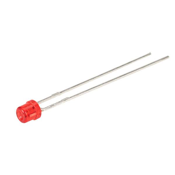 Kingbright LED rouge rond 3 mm 12.5 mcd 130 ° 30 mA 2 V