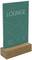Panneau vert avec texte blanc 'LOUNGE'. Liste des prix : Ordinary (4,90 EUR), Special (7,90 EUR), Exclusive (9,90 EUR). Support en bois.
