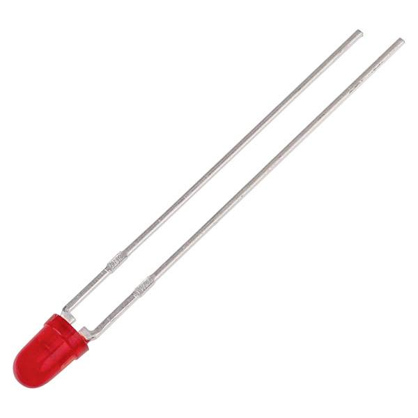 Kingbright L-934ID LED  rouge rond 3 mm 20 mcd 40 ° 30 mA 2 V