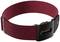Moniteur de fréquence cardiaque rouge de Polar sous forme de bracelet avec fermoir noir et capteur noir.