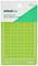 Tapis Cricut Joy StandardGrip en vert avec une grille blanche et des indications de mesure (4,5" x 6,5" soit 11,4 cm x 16,5 cm) dans le coin supérieur droit.