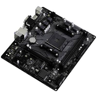 Une carte mère d'ordinateur noir avec de nombreuses connexions, emplacements et composants électroniques.