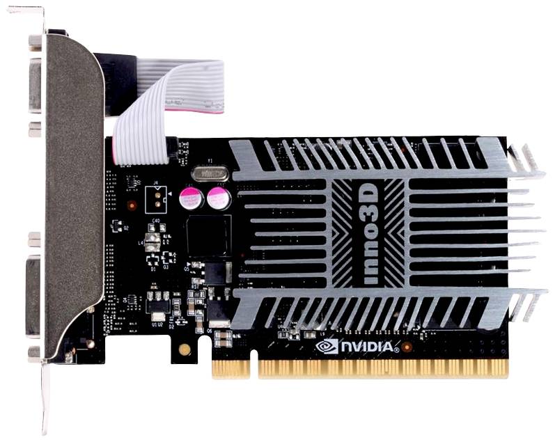 Inno 3D Carte graphique Nvidia GeForce GT710 2 GB PCI-Express, HDMI™, VGA, DVI-2