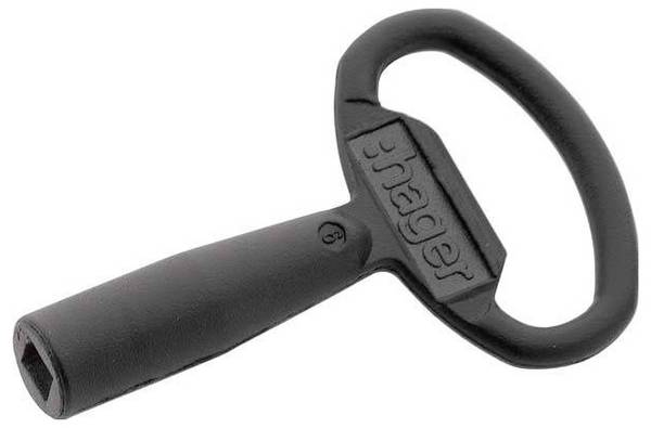 Hager MES-S4K6 Clé pour mandrin 4 pans 6 mm Key 1 pc(s)
