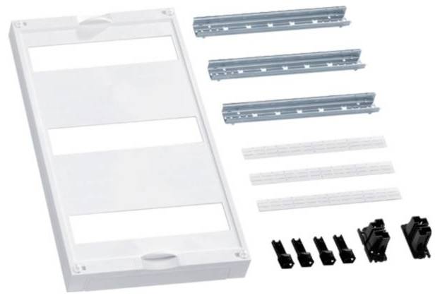 Hager UC31MG Kit universel N 450x250 f.REG horizontal 3x12 PLE Kit de montage blanc pur (RAL 9010) 1 pc(s)-0