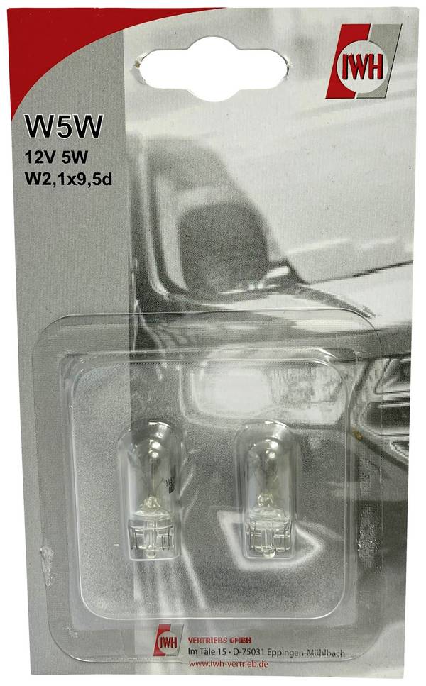 IWH 019364 Ampoule de signalisation  W5W 5 W 12 V