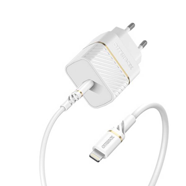 Otterbox Wall Charger Chargeur USB 20 W 1x USB-C® blanc intérieure