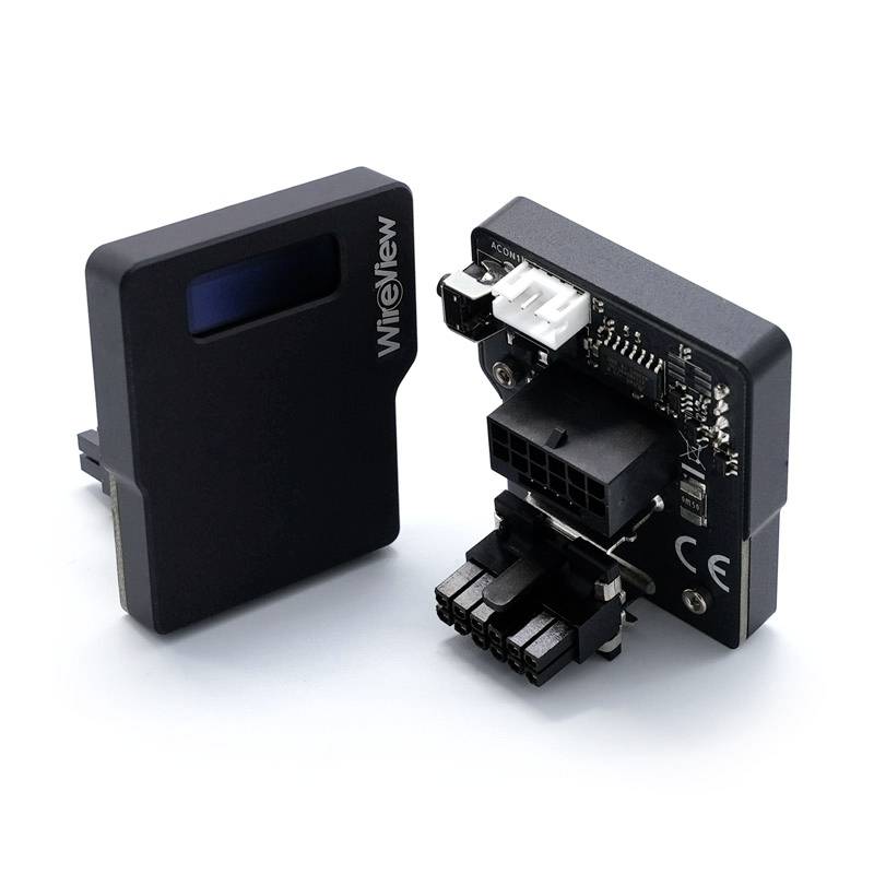 Appareil à trois couches avec le logo WireView, montrant des composants électroniques et une approche de design moderne.