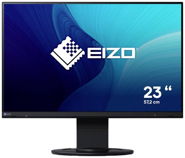 Moniteur LED EIZO EV2360-BK  CEE C (A - G) 57.2 cm 22.5 pouces  1920 x 1200 pixels 16:10 5 ms DisplayPort, HDMI™, USB-B, USB 3.1 (Gen 1), casque (jack 3,5 mm), Audio-Line-in IPS LCD