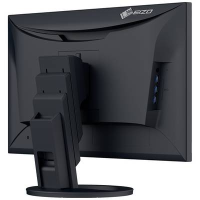 Arrière d'un ordinateur, représentation des connexions sur le côté du moniteur.