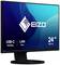 Un écran d'ordinateur Eizo avec des options de connexion USB-C et LAN, taille d'écran de 24 pouces (60,5 cm).