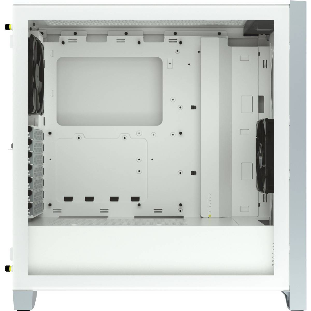 Corsair 4000D Airflow, Midi Tower, PC, Blanc, ATX, EATX, micro ATX, Mini-ITX, Plastique, Acier, Verre trempé, Gaming-3