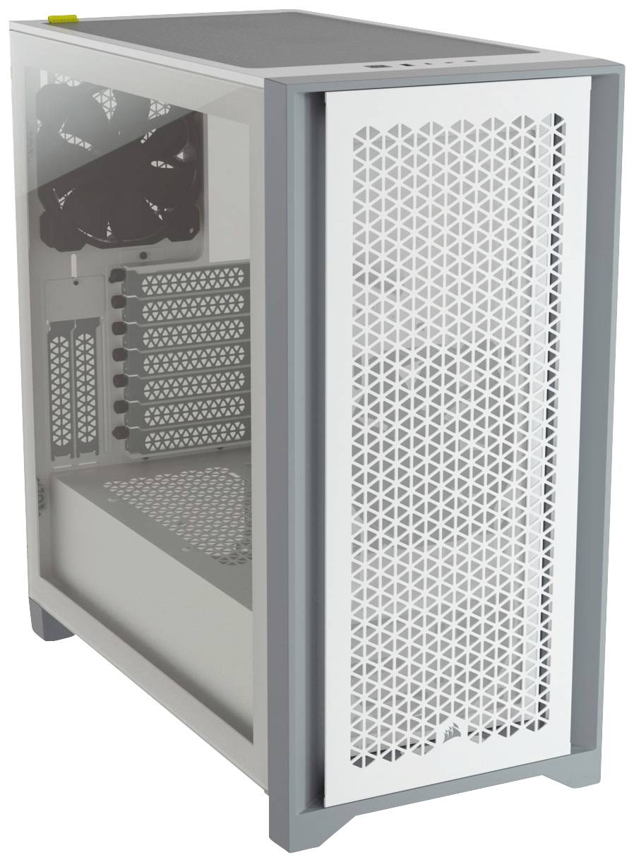Corsair 4000D Airflow, Midi Tower, PC, Blanc, ATX, EATX, micro ATX, Mini-ITX, Plastique, Acier, Verre trempé, Gaming-8