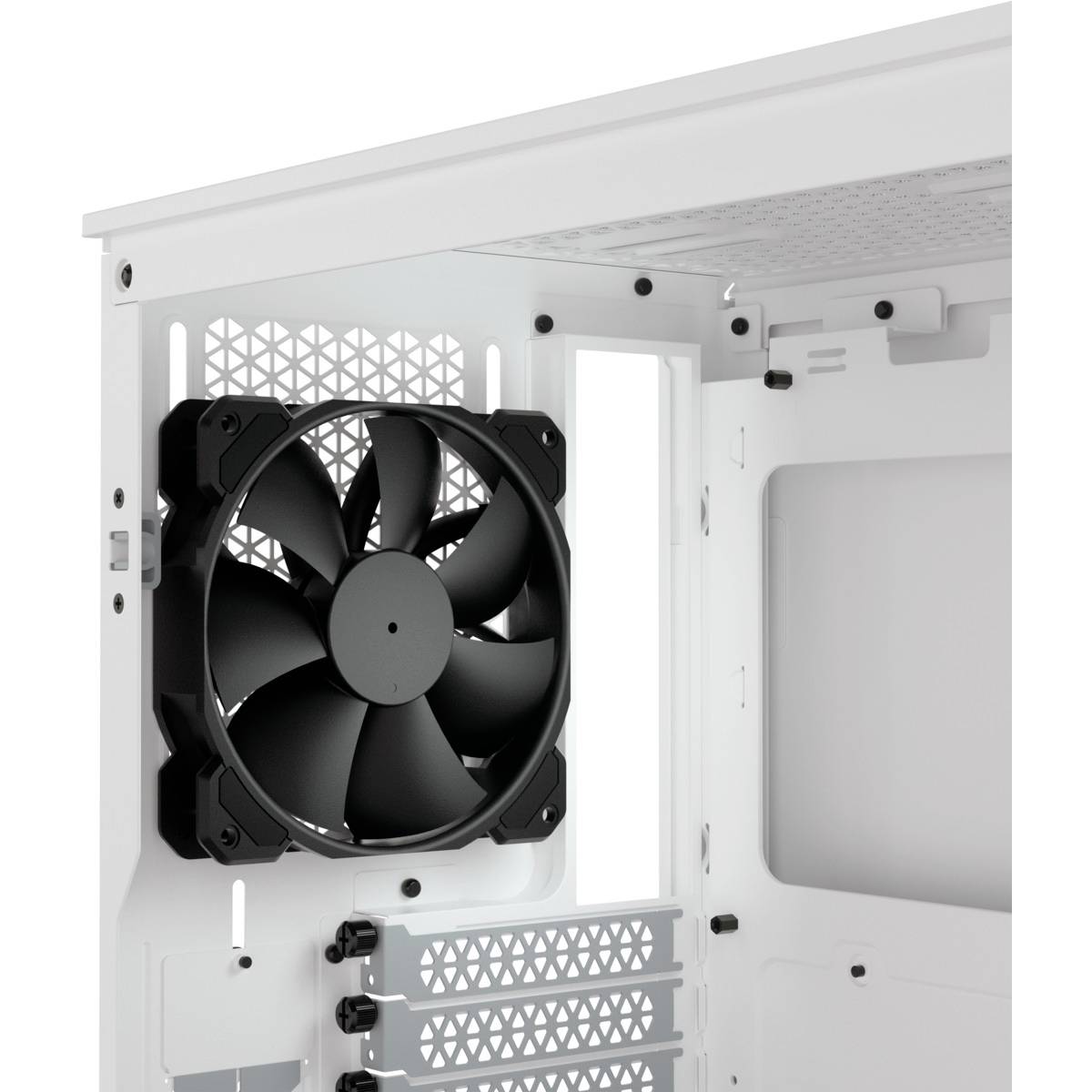 Corsair 4000D Airflow, Midi Tower, PC, Blanc, ATX, EATX, micro ATX, Mini-ITX, Plastique, Acier, Verre trempé, Gaming-10