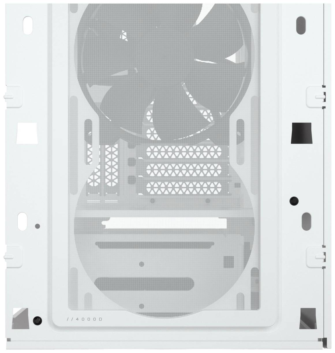Corsair 4000D Airflow, Midi Tower, PC, Blanc, ATX, EATX, micro ATX, Mini-ITX, Plastique, Acier, Verre trempé, Gaming-13