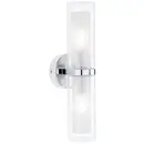 Paulmann Luena Eclairage LED pour pièce humide LED E14 chrome, verre