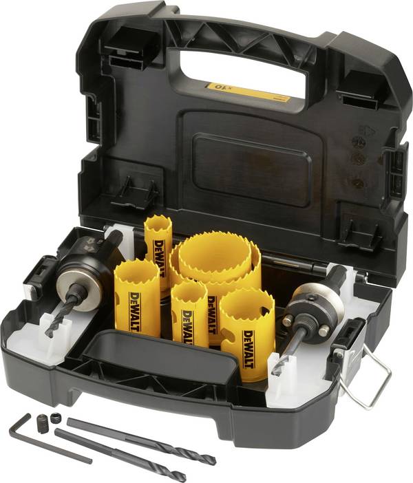 DEWALT  DT90357-QZ Jeu de scies-cloches  20 mm, 25 mm, 32 mm, 38 mm, 51 mm, 64 mm  10 pc(s)