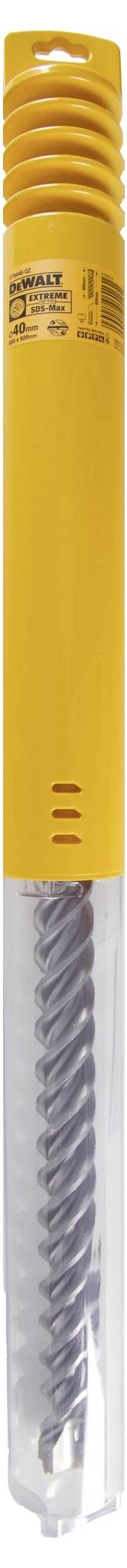 Boîte de rangement jaune en plastique pour forets. Le boîtier dispose d'un fond transparent qui permet de voir plusieurs forets métalliques.