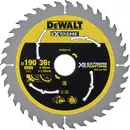 DEWALT DT99563-QZ DT99563-QZ Lame de scie circulaire 190 x 30 x 1.38 mm Nombre de dents: 36 1 pc(s)
