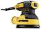 Un ponceuse électrique jaune et noire avec câble secteur, adaptée pour le travail du bois et la finition de surfaces.