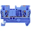 TRU COMPONENTS TC-JPT2.5 Blue Borne de passage 5.2 mm connexion rapide Nombre de pôles: 2 0.2 mm² 2.5 mm² bleu 1 pc(s)