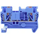 TRU COMPONENTS TC-JPT2.5 Blue Borne de passage 5.2 mm connexion rapide Nombre de pôles: 2 0.2 mm² 2.5 mm² bleu 1 pc(s)
