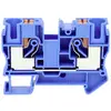 TRU COMPONENTS TC-JPT10 Blue Borne de passage 10.2 mm connexion rapide Nombre de pôles: 2 0.5 mm² 10 mm² bleu 1 pc(s)