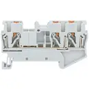TRU COMPONENTS TC-JPT4-TW Grey Borne de passage 6.2 mm connexion rapide 0.2 mm² 4 mm² gris 1 pc(s)
