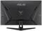 Dos d'un moniteur de gaming ASUS au design futuriste avec le logo TUF Gaming, boîtier noir.