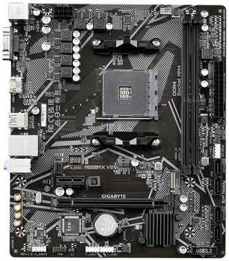 Gigabyte A520M K V2 Carte mère Socket (PC) AMD AM4 Facteur de forme (détails) Micro-ATX Chipset de la carte mère AMD® A520