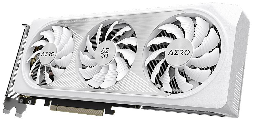 Gigabyte Carte graphique Nvidia GeForce RTX 4060 Aero 8 GB GDDR6-RAM PCIe x16 DisplayPort, HDMI™ overclockée-2