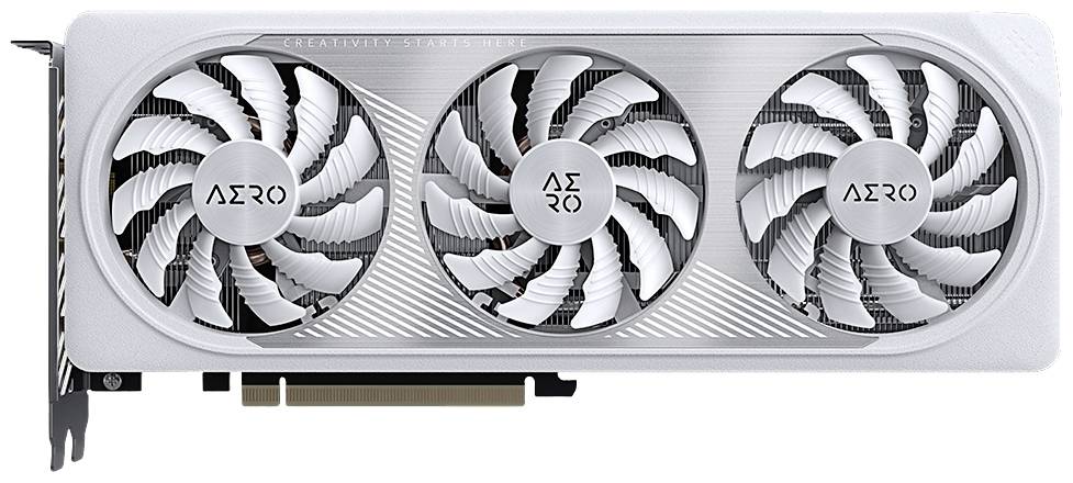 Gigabyte Carte graphique Nvidia GeForce RTX 4060 Aero 8 GB GDDR6-RAM PCIe x16 DisplayPort, HDMI™ overclockée-3