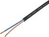 TRU COMPONENTS TC-11594924 Câble à gaine caoutchouc H07RN-F 2 x 2.5 mm² noir Marchandise vendue au mètre