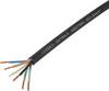 TRU COMPONENTS TC-11594948 Câble à gaine caoutchouc H07RN-F 5 x 1.5 mm² noir Marchandise vendue au mètre